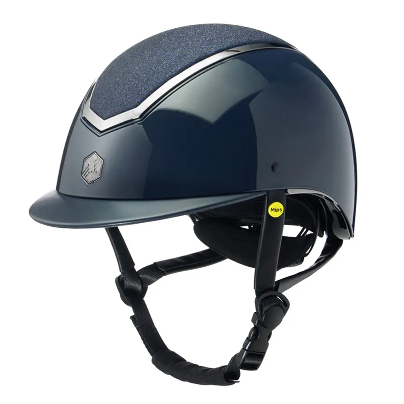 EQX Charles Owen Kylo MIPS Riding Hat Navy Gloss